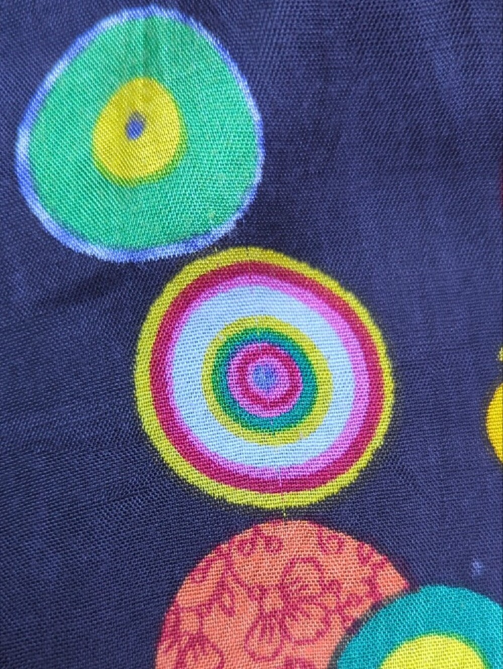 Desigual Black Tunic with Vibrant Multicolor Sunburst Embroidery - Picture 13 of 16